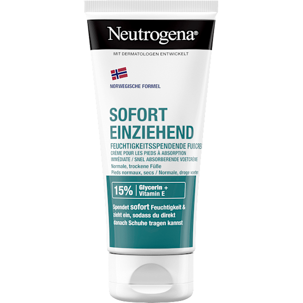 Fußcreme sofort einziehend für trockene Haut Neutrogena