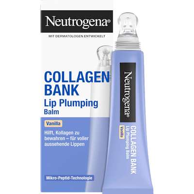 Neutrogena Lip Care Collagen Bank Lip Plumping Balm Vanilla, 12 ml