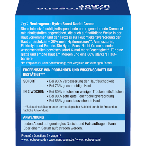 Nachtcreme Hydro Boost Neutrogena
