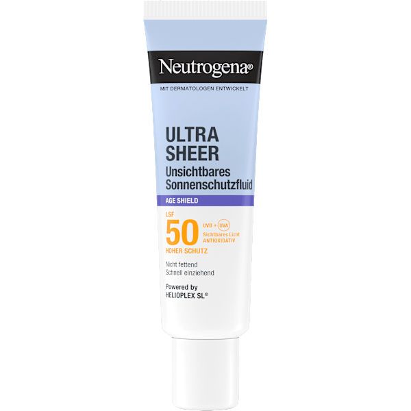 Sonnenfluid Gesicht, ultra sheer age shield, LSF 50 Neutrogena