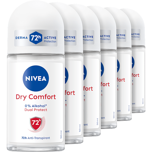 Antitranspirant Deo Roll-on Dry Comfort (6x50 ml) NIVEA