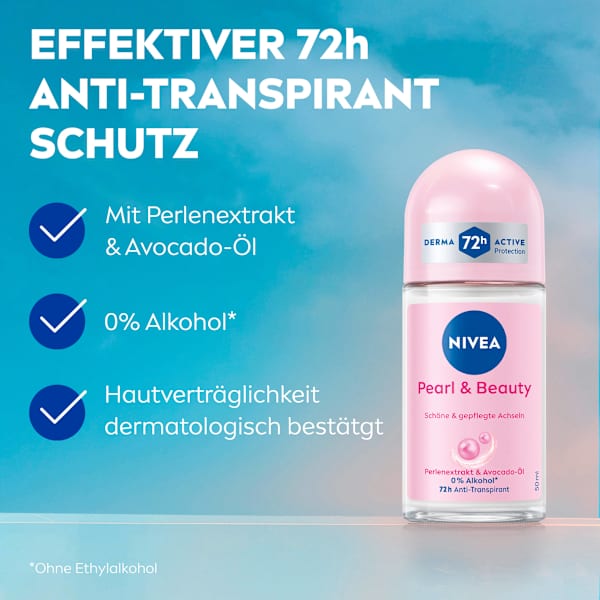 Antitranspirant Deo Roll-on Pearl & Beauty NIVEA
