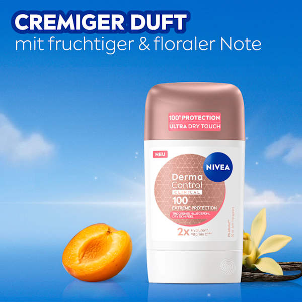 Antitranspirant Deostick Derma Control Clinical Trockenes Hautgefühl NIVEA