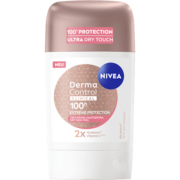 Antitranspirant Deostick Derma Control Clinical Trockenes Hautgefühl NIVEA