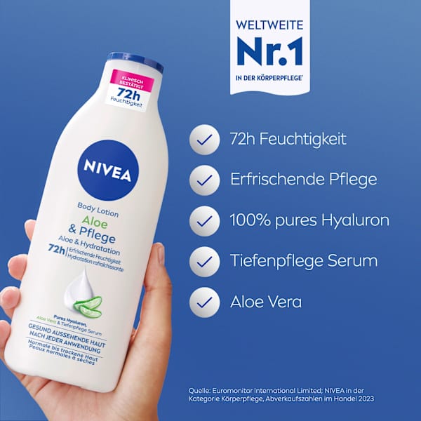 Bodylotion Aloe & Pflege NIVEA