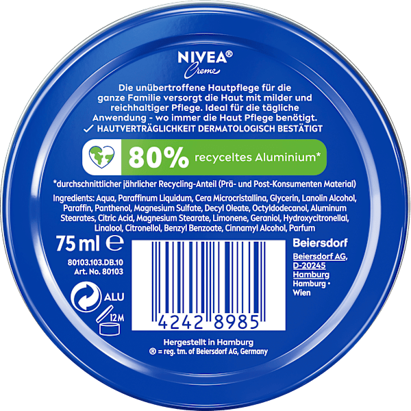 Creme in der Dose NIVEA