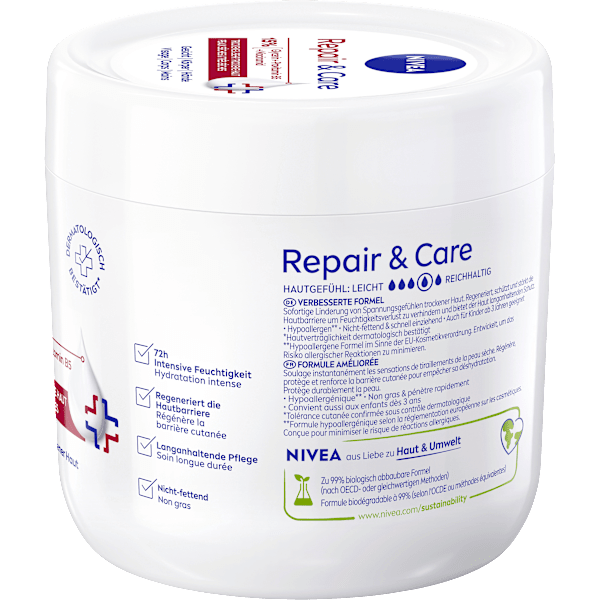 Creme Repair & Care Intensive Pflege Tiegel NIVEA
