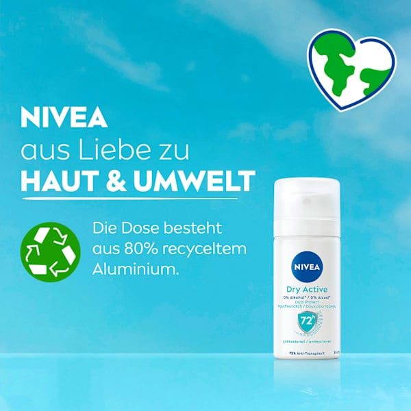 Deospray Dry Active, Reisegröße NIVEA