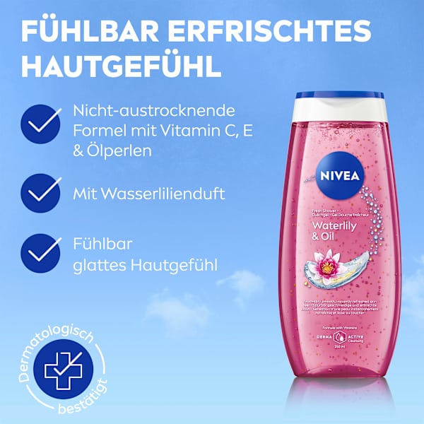 Duschgel Waterlily & Oil NIVEA