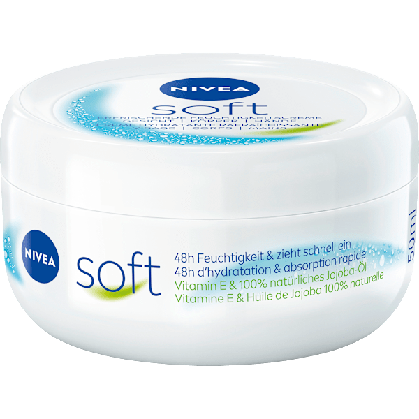 Feuchtigkeitscreme soft im Tiegel, Reisegröße NIVEA