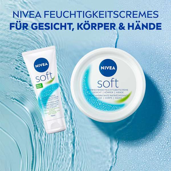 Feuchtigkeitscreme soft im Tiegel, Reisegröße NIVEA