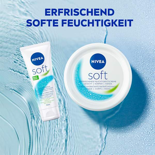 Feuchtigkeitscreme soft im Tiegel, Reisegröße NIVEA