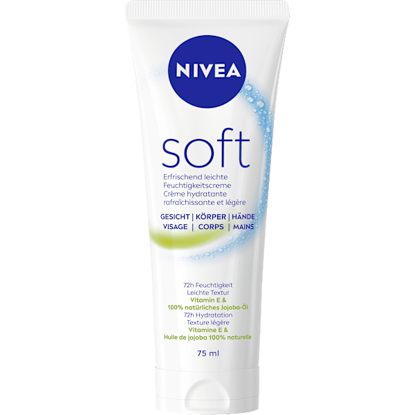 Feuchtigkeitscreme soft in der Tube NIVEA