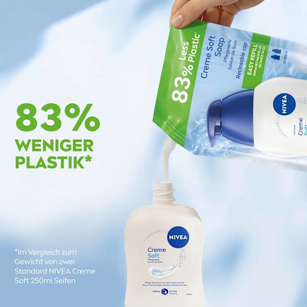 Flüssigseife Creme soft Nachfüllpack NIVEA