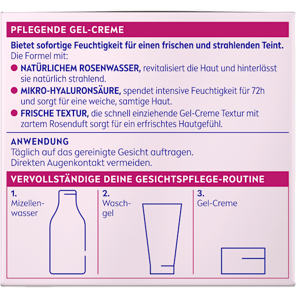 Gesichtscreme Gel-Creme Rose pflegend NIVEA
