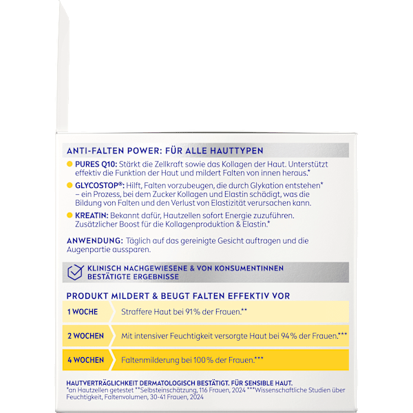 Gesichtscreme Q10 Anti-Falten LSF15 NIVEA