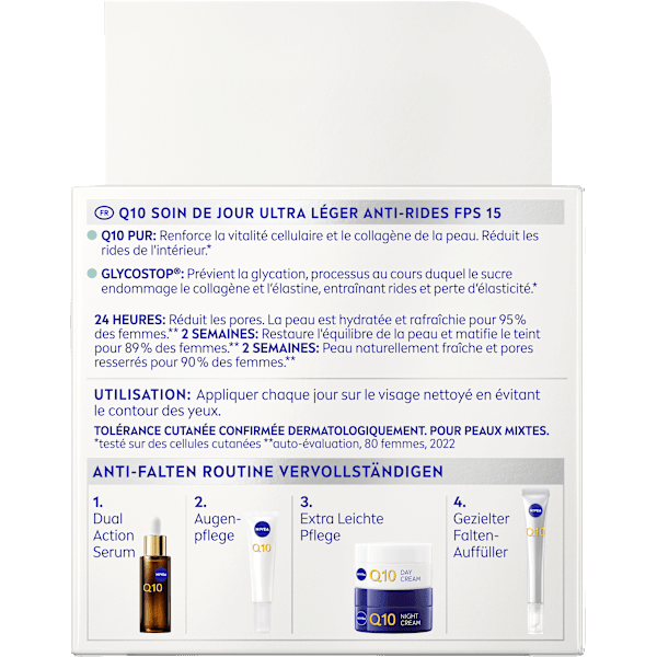 Gesichtscreme Q10 Anti-Falten porenverfeinernd NIVEA