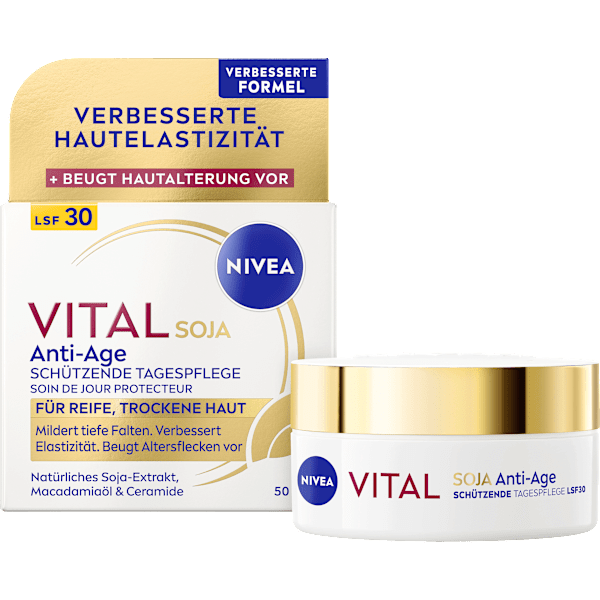 Gesichtscreme Vital Soja Anti-Age schützend LSF 30 NIVEA