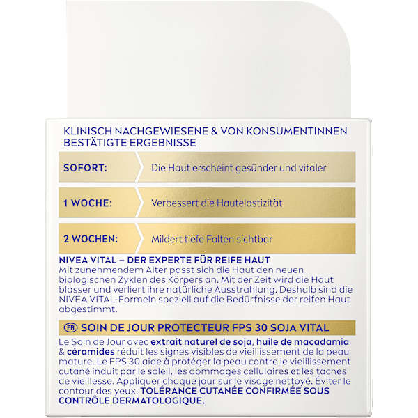 Gesichtscreme Vital Soja Anti-Age schützend LSF 30 NIVEA