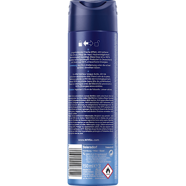 Deospray Fresh Active NIVEA MEN