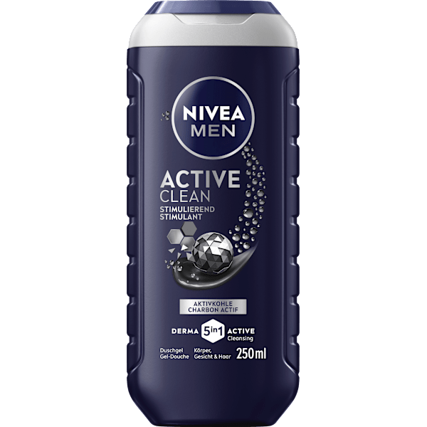 Duschgel Active Clean  5in1 NIVEA MEN