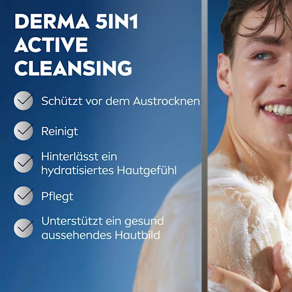 Duschgel Sensitive 5in1 NIVEA MEN