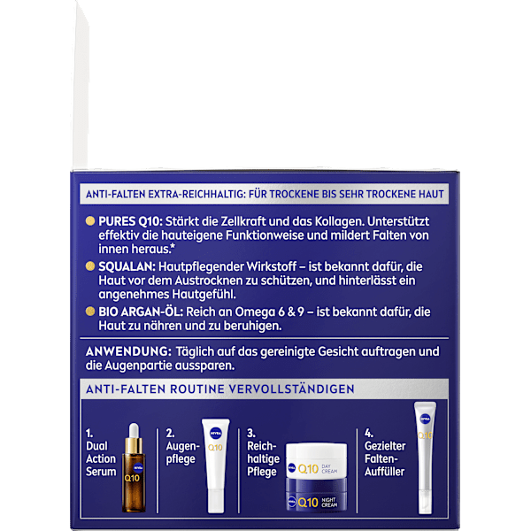 Nachtcreme Q10 Anti-Falten Reichhaltig NIVEA