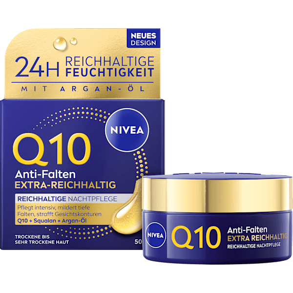 Nachtcreme Q10 Anti-Falten Reichhaltig NIVEA