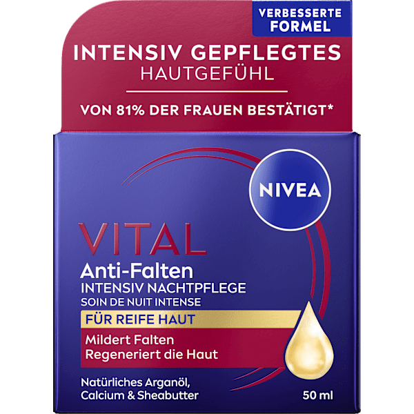 Nachtcreme Vital  Anti-Falten Intensiv NIVEA
