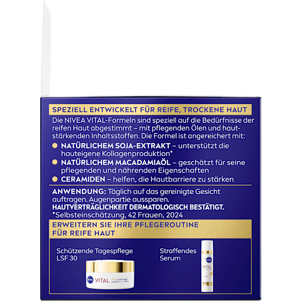 Nachtcreme Vital Soja Anti-Age straffend NIVEA