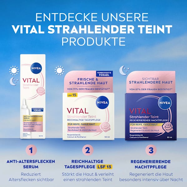 Nachtcreme Vital strahlender Teint regenerierend NIVEA