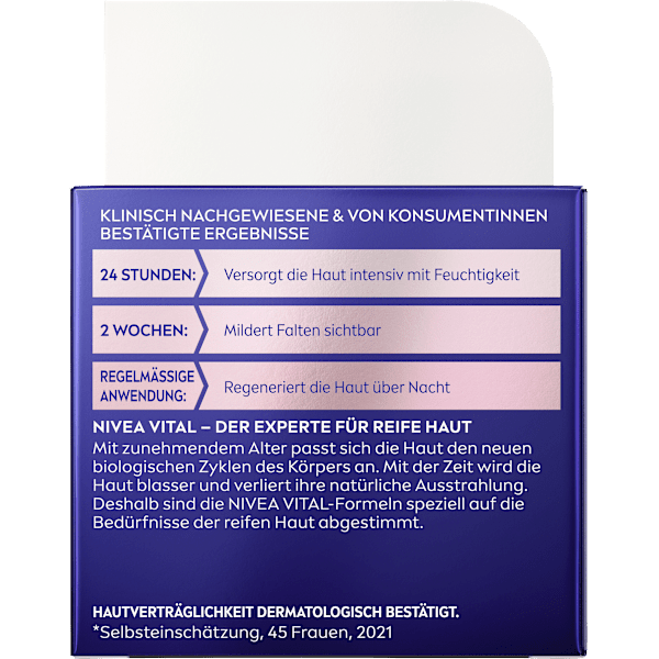 Nachtcreme Vital strahlender Teint regenerierend NIVEA