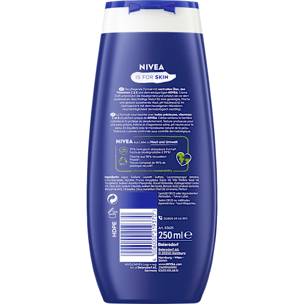 Pflegedusche Creme Care & Nivea Scent NIVEA