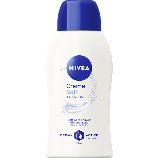 Pflegedusche Creme Soft & Almond Oil, Reisegröße NIVEA