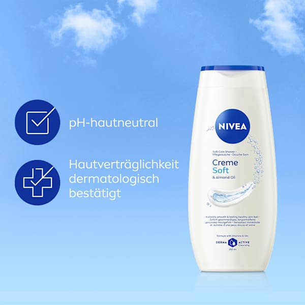 Pflegedusche Creme Soft & Almond Oil NIVEA