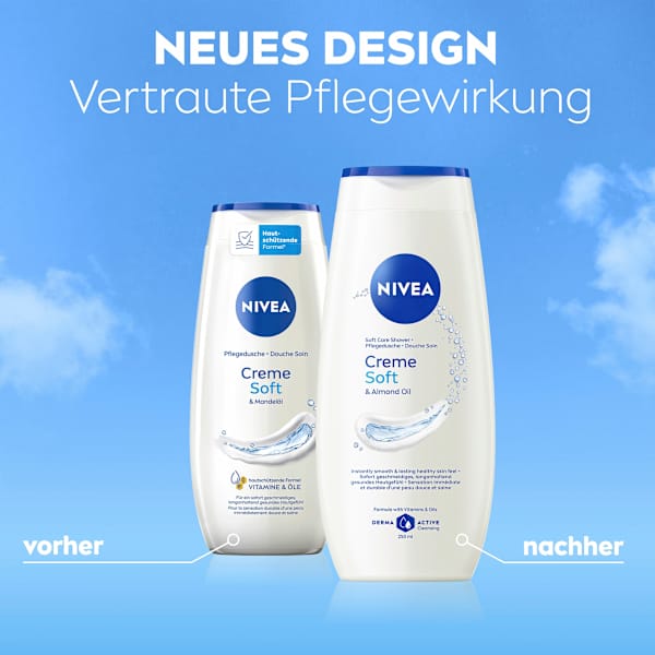 Pflegedusche Creme Soft & Almond Oil NIVEA