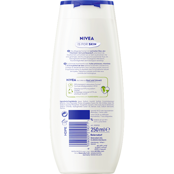 Pflegedusche Rose & Almond Oil NIVEA