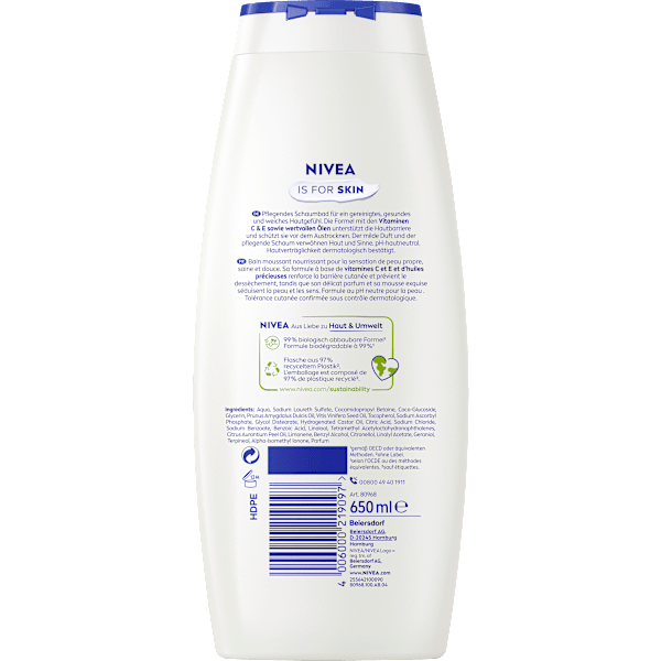 Schaumbad Creme Soft NIVEA