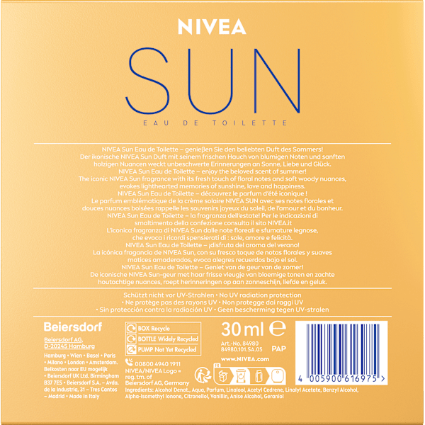 Sun Eau de Toilette NIVEA