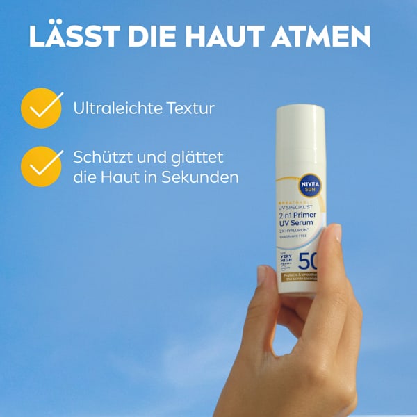 Sonnenfluid 2in1 Primer & UV Serum, LSF 50+ NIVEA SUN