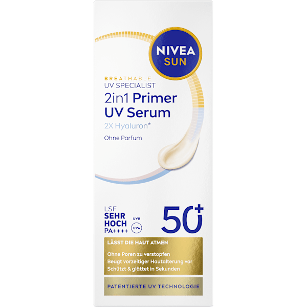 Sonnenfluid 2in1 Primer & UV Serum, LSF 50+ NIVEA SUN