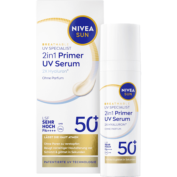 Sonnenfluid 2in1 Primer & UV Serum, LSF 50+ NIVEA SUN