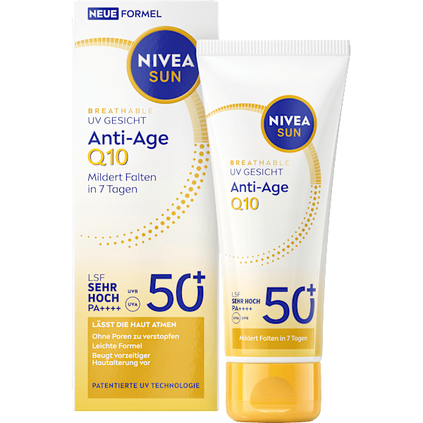 Sonnenfluid Gesicht Anti Age Q10, LSF 50+ NIVEA SUN