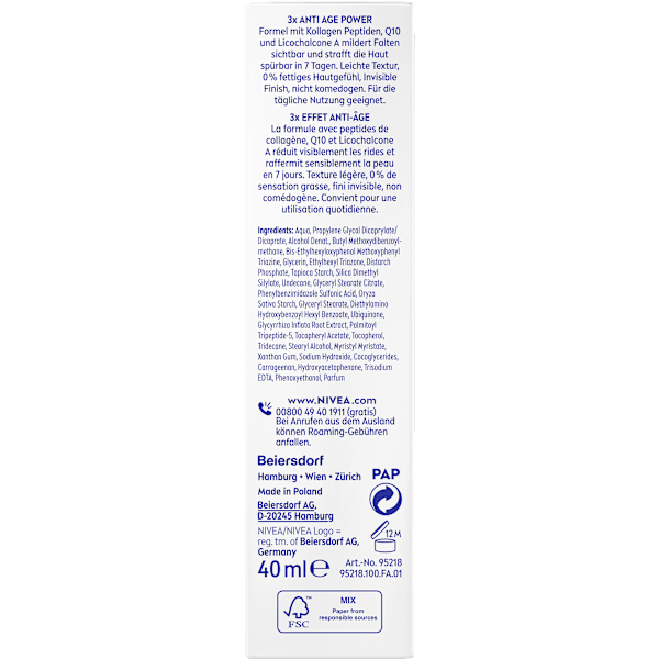 Sonnenfluid Gesicht Anti Age Q10, LSF 50+ NIVEA SUN