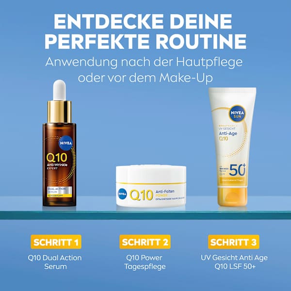 Sonnenfluid Gesicht Anti Age Q10, LSF 50+ NIVEA SUN