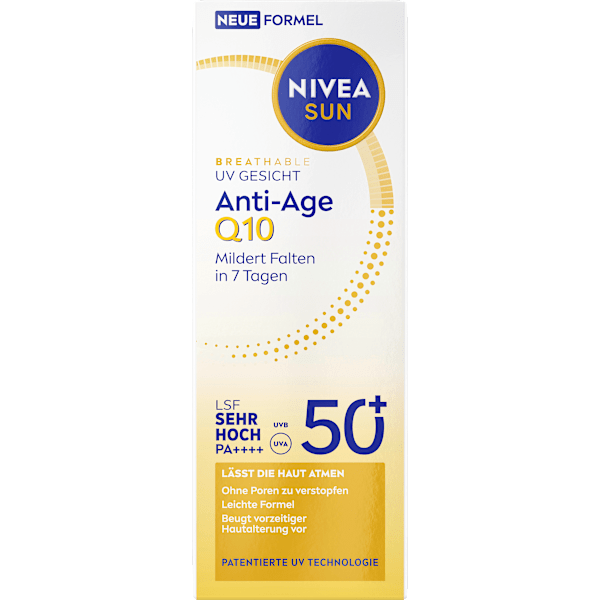 Sonnenfluid Gesicht Anti Age Q10, LSF 50+ NIVEA SUN