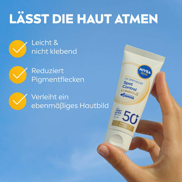 Sonnenfluid Gesicht Anti Pigmentflecken LSF 50+ NIVEA SUN