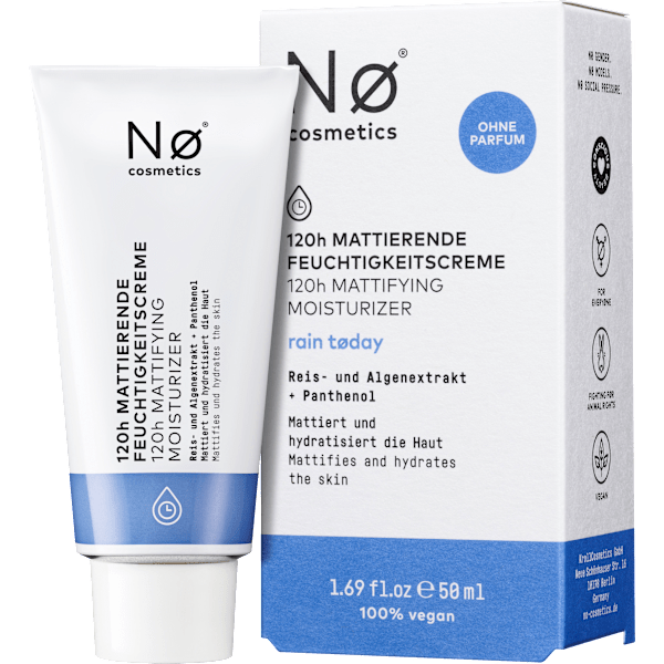 Feuchtigkeitscreme 120h mattierend NØ cosmetics