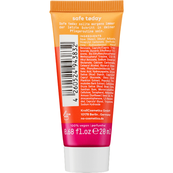 Nø safe tøday LSF 50+ Glowy Sunfluid NØ cosmetics