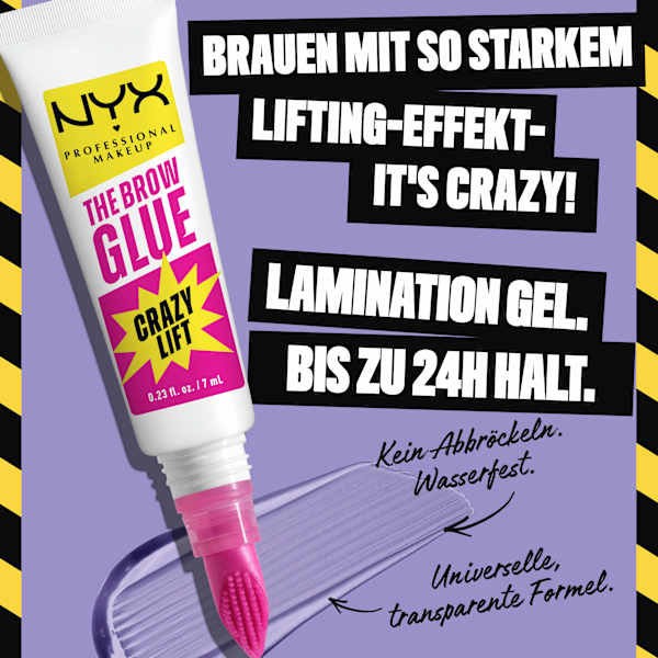 Augenbrauengel The Brow Glue Crazy Lift 01 NYX PROFESSIONAL MAKEUP